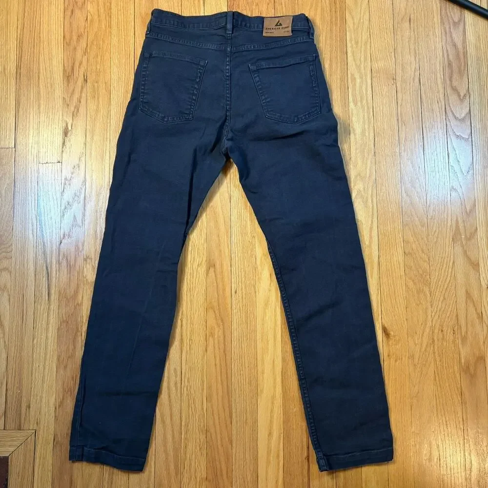 American Giant Roughneck Canvas Pants Navy Blue 32x32 (Fits 31x30) Straight USA